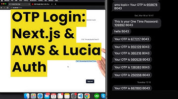 Secure Login with SMS OTP Using Next.js 14, Lucia Auth & AWS SNS: A Complete Tutorial