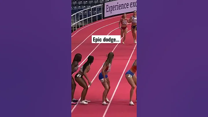 Epic dodge in 4x400 relay #shorts - DayDayNews
