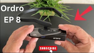 ORDRO EP8 4K Head Mounted 60FPS Camcorder! #Ordro