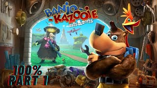 Banjo-Kazooie: Nuts & Bolts: 100% All Campaign achievements, Jiggy's, Notes, Jinjo Chips, etc. [1/6]