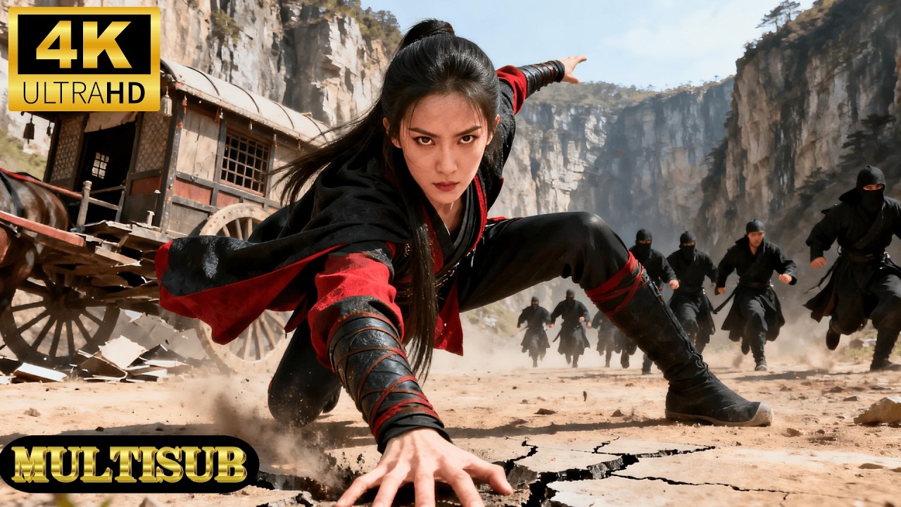 顶级杀手拦路欲将美女灭口，怎料她武艺高超，反手一刀让杀手命丧当场！ #武侠 #cdrama #古装