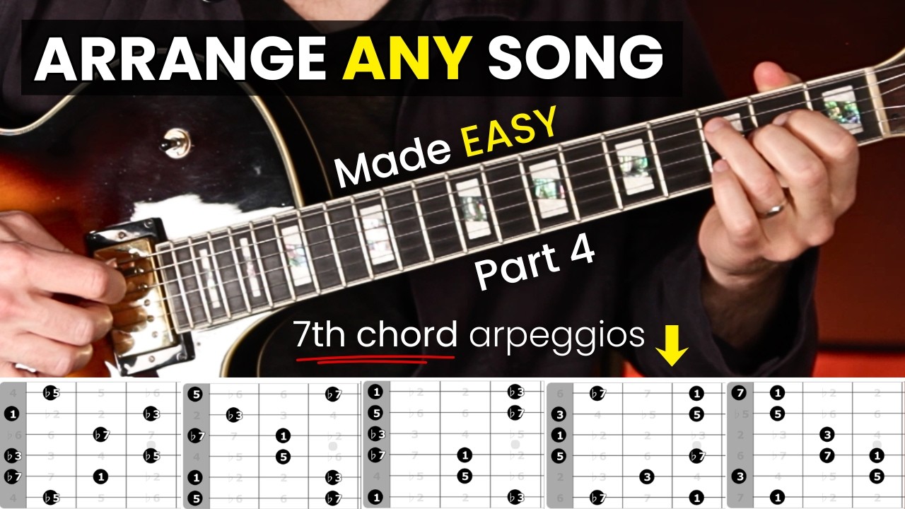 Seventh Chord Arpeggios for Chord Melody