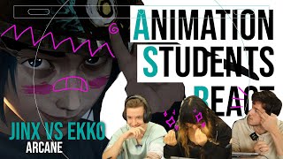 Animation Students React to: Jinx vs Ekko | Arcane