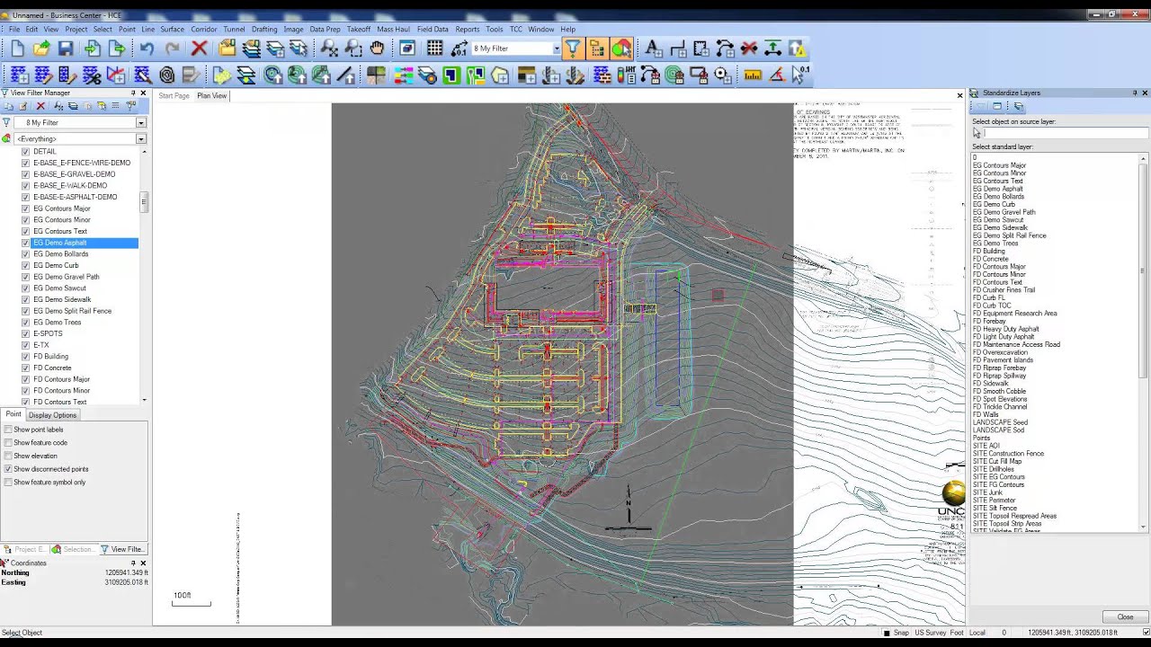 trimble business center layers trimble business center layers