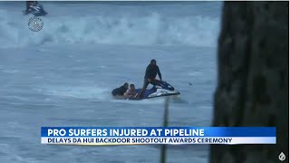 Surfing pros Makua Rothman and Kala Grace injured at Pipeline Surf Competition