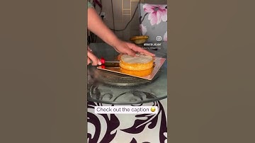 Here’s how to cut your cake layers evenly! ❤️‍🔥