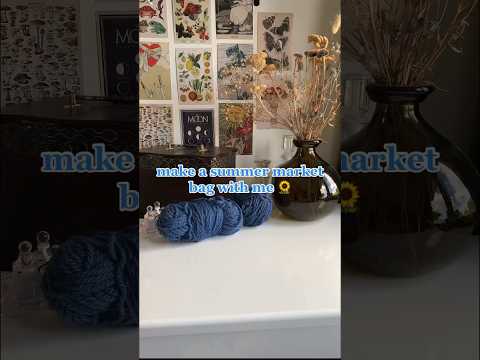 crochet summer mesh bag🌻#shorts #shortsclip #crochet #crochetbag #summer #cottagecore #fyp #fypシ (video tutorial)