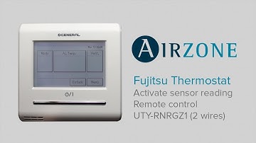 Fujitsu Thermostat: Activate sensor reading (two-wire cable)