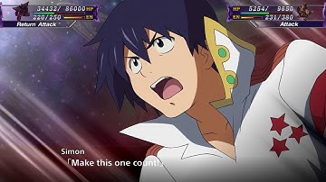 Super Robot Wars X(ENG): Gurren Lagaan All attacks