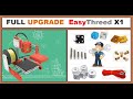 FULL UPGRADE  EasyThreed X1 3D printer, Как заставить его печатать ПЛА, ПЕТЖ  и ФЛЕКС.