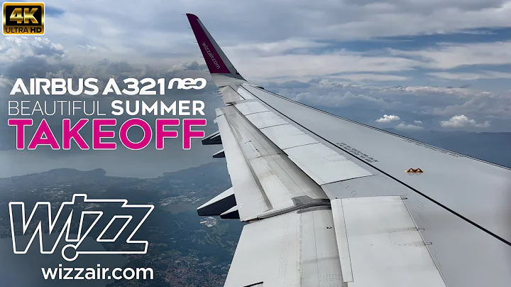 [4K] Wizz Air | Airbus A321neo | Pushback, Taxi & Takeoff from Milan Malpensa Airport