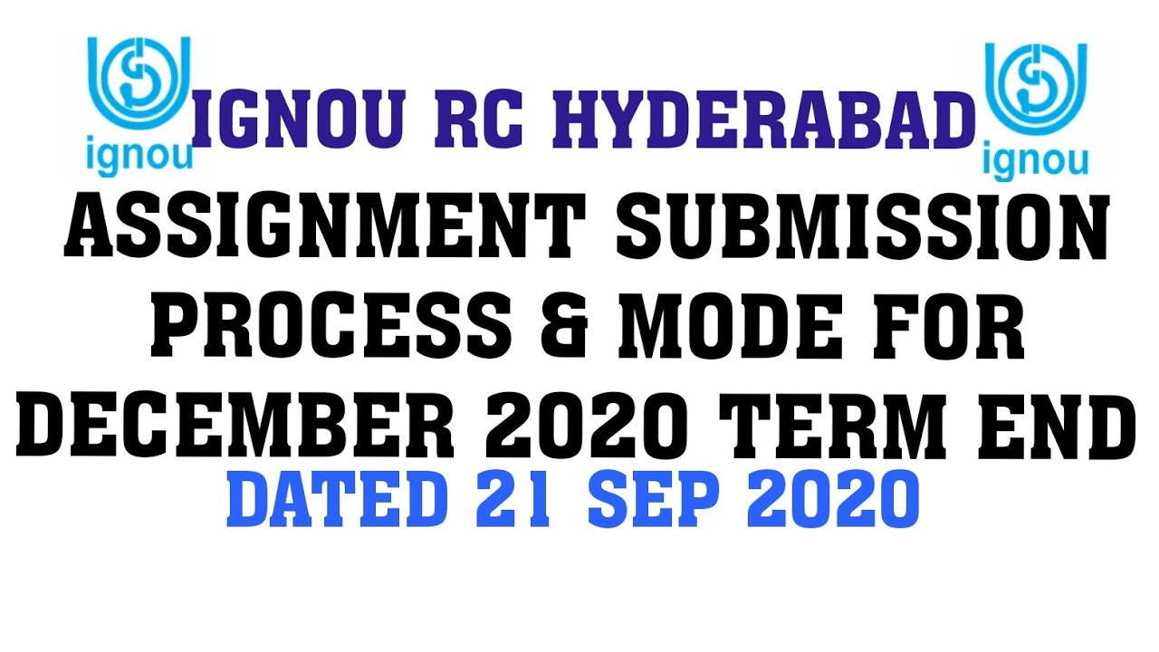 ignou online assignment submission hyderabad