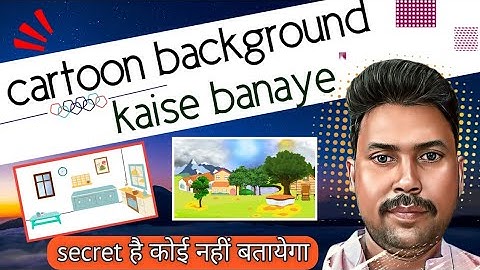 cartoon background kaise banaye। how to make cartoon background । animation background kaise banaye