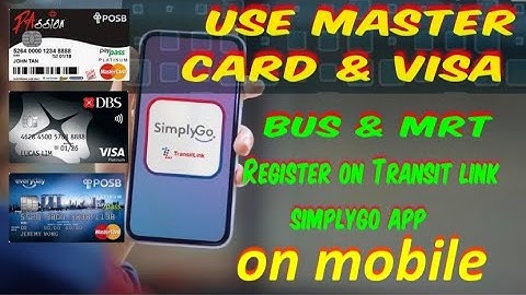 How to register simplygo app | Visa card | master card