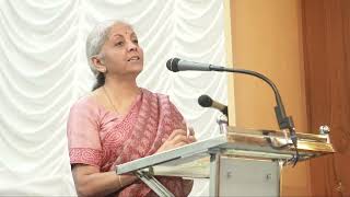 Smt Nirmala Sitharaman addresses the students at the Graduation Ceremony of FMNC in Kollam, Kerala