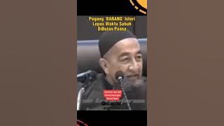 pegang ' BARANG' isteri ketika puasa Batal tak puasa : Ustaz Azhar Idrus.