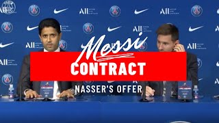 PSG : lionel messi contract details