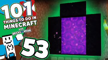 Playing with Portals!   -101 Things to do in Minecraft with Bricks 
