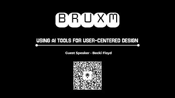 BRUXM - UX in Brum | Using AI Tools for User-Centered Design | Becki Floyd | Part 1