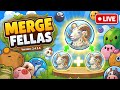 MERGE FELLAS LIVE 🔴 | Crazy Animal Merge Gameplay 😱 | Unlimited Fun &amp; Big Upgrades [ part 1 ]