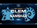 Clem vs Namshar TvZ - Group D Elimination - WCS Challenger EU Season 1