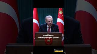 Accountability is non-negotiable. President Erdoğan draws a hard line against financial