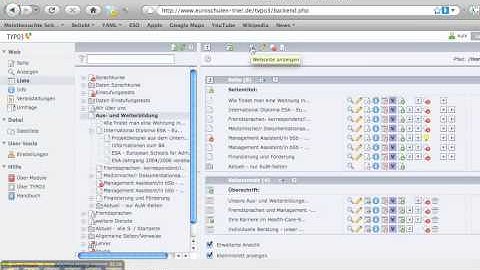 Typo3 - 02 - Einführung Backend Frontend