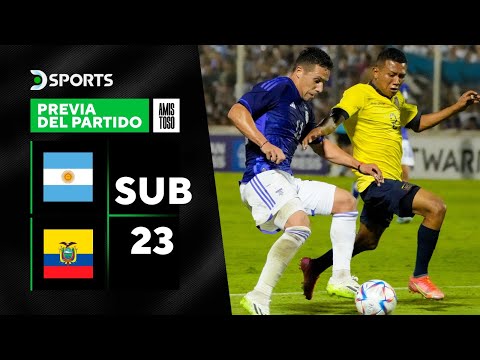 ¡#ECUADOR va por la revencha ante #ARGENTINA en el último amistoso #SUB23!