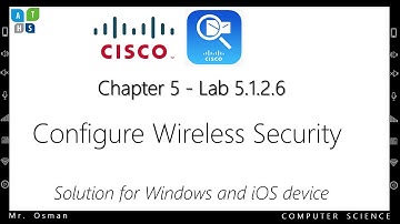 5.1.2.6 Packet Tracer - Configure Wireless Security + original .pkt file