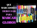 2020 MARCADORES PARA GLOBOS Y  CARTULINA NEGRA/ COMO INICIAR MARCADORES LETRA TIMOTEO / LETRA RINCON