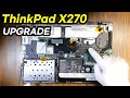 Lenovo ThinkPad X270 Upgrade RAM, SSD, Battery (How to, Disassembly)