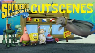 SpongeBob HeroPants - All Cutscenes + Special Ending ᴴᴰ