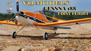 FIRST FLIGHT VQ MODEL CESSNA 188 AGWAGON WITH SAITO FG21CC RC AIRPLANE