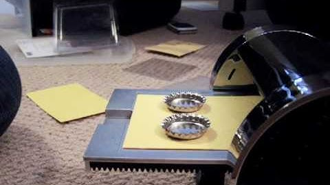 How to Flatten Bottle Caps - Quickutz Revolution