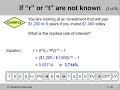 (10 of 14) Ch.5 - Two examples on calculating implied interest rate