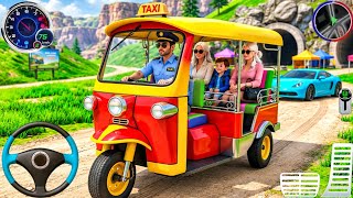 Tuk Tuk Rickshaw Driving Game 3D Rickshaw Pick Drop Passenger Transport For Android Gameplay screenshot 4