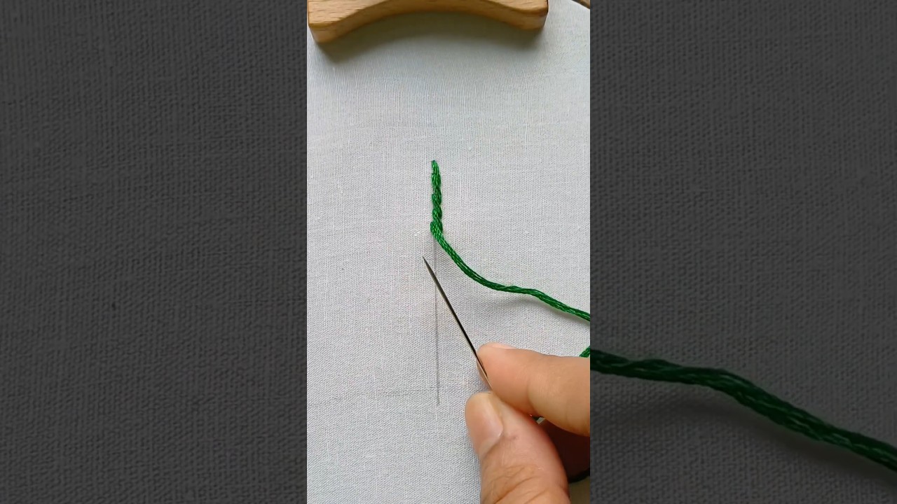 Beautiful Stem stitch tutorial 