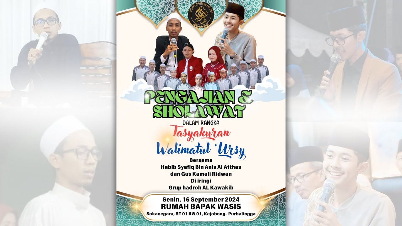 [LIVE] PENGAJIAN & SHOLAWAT DALAM RANGKA WALIMATUL URSY BERSAMA HABIB SYAFIQ BIN ANIS AL ATTHAS