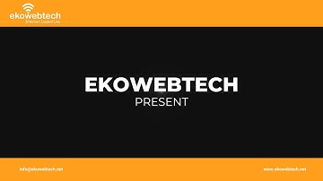 High speed Connectivity | Ekowebtech IT Services | Official video 2023