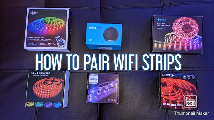 How to pair WiFi LED strips to Alexa (echo) device