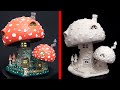 DIY Amazing Fairy House Using Cardboard and Paper Clay