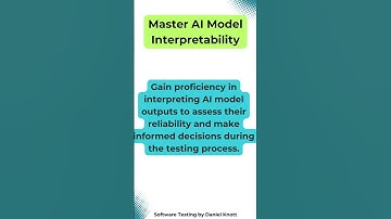 Master AI Model Interpretability #softwaretesting #aiintesting