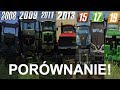 PORÓWNANIE: FS 2008 VS FS 2009 VS FS 2011 VS FS 2013 VS FS 15 VS FS 17 VS FS 19!!!