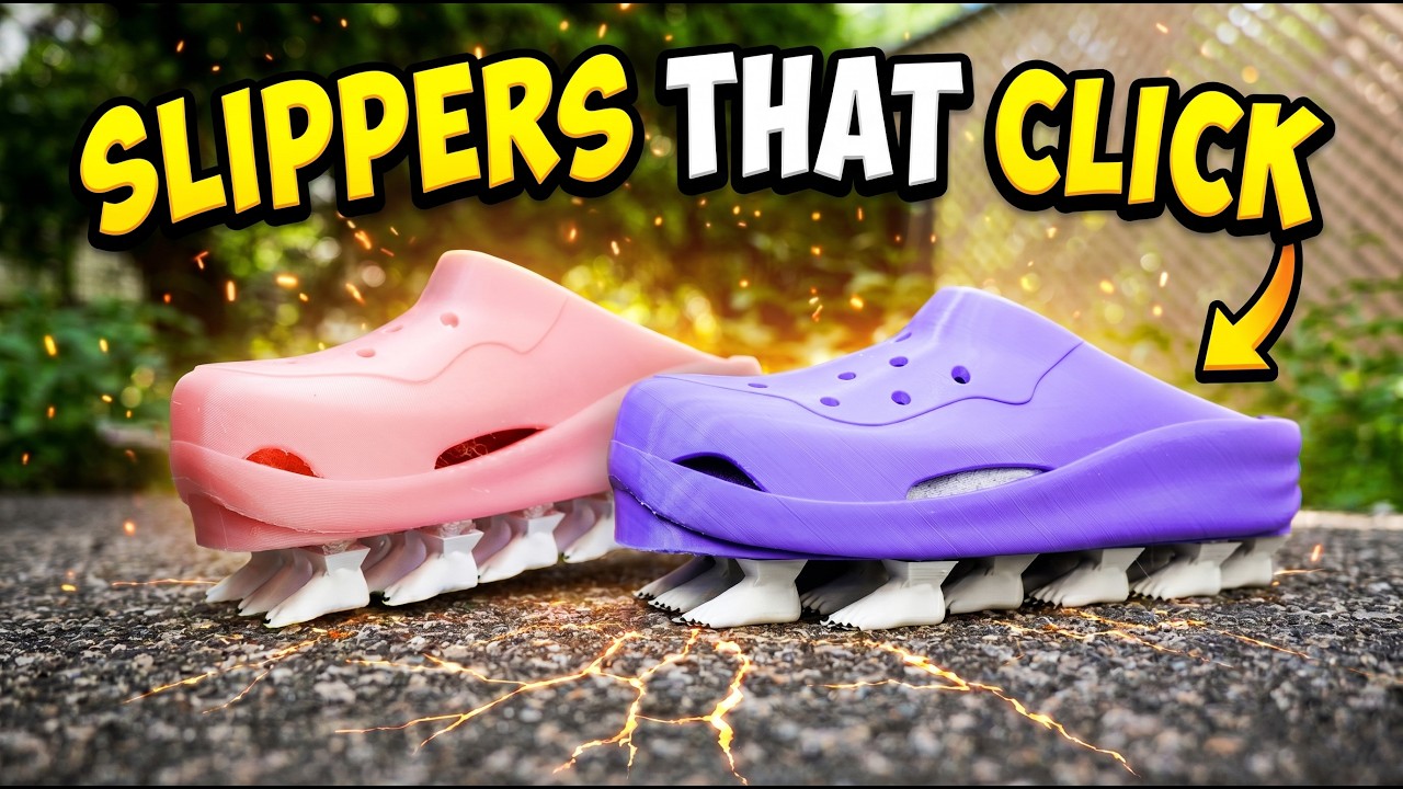 I 3D Printed Slippers With Tiny Feet They Click When I Walk YouTube i-3d-printed-slippers-with-tiny-feet-they-click-when-i-walk-youtube
