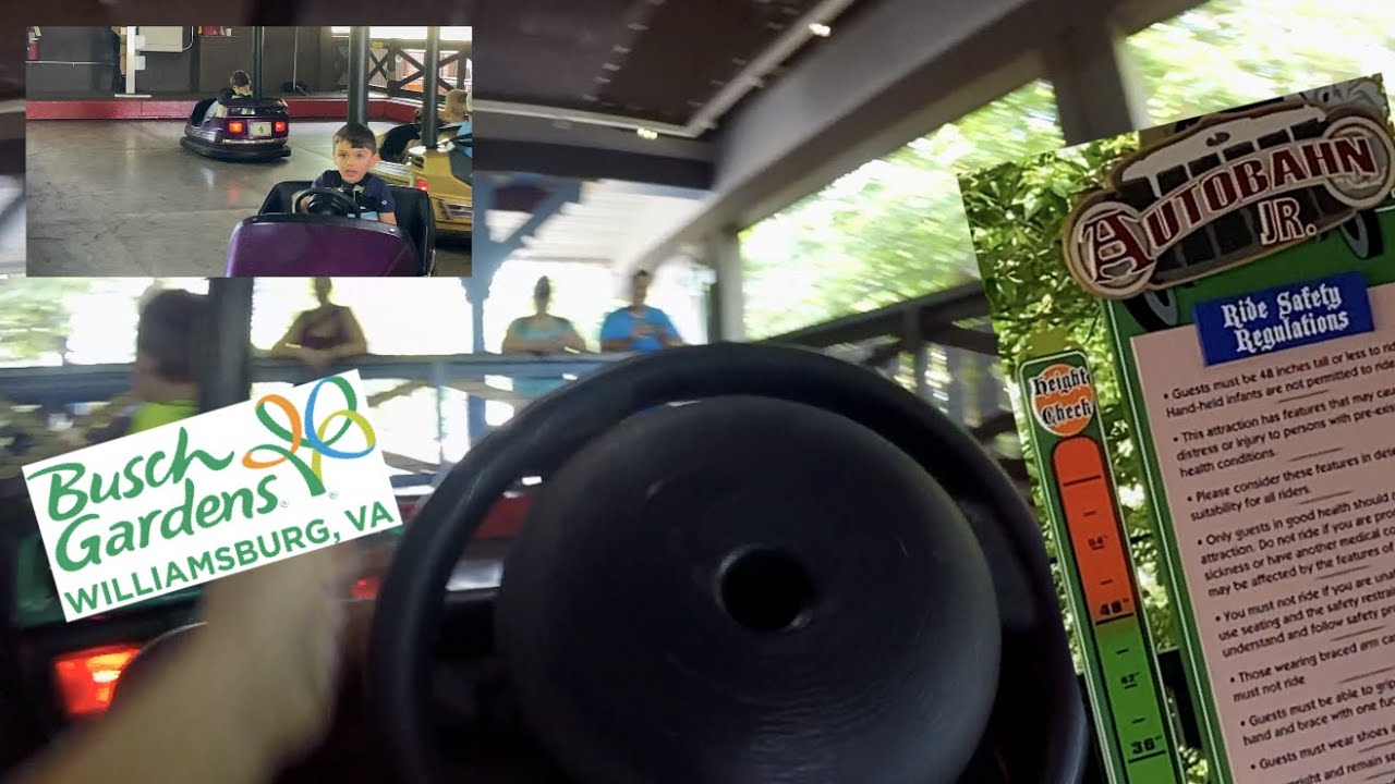 Busch Gardens Williamsburg Bumper Cars YouTube
