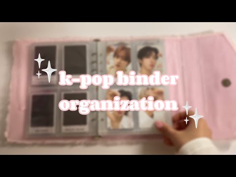 Видео: k-pop binder organization | организация биндера stray kids 🎀🫧
