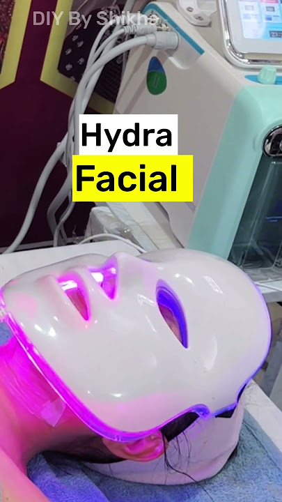 HYDRA FACIAL / BEFORE & AFTER Hydra Facial first time my experience #youtubeshorts #hydra #facial