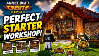 I Built the Perfect Starter Workshop (Create Mod)