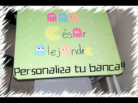 Diy Personaliza Tu Banca Del Colegio Pac Man Youtube Diy Personaliza Tu Banca Del Colegio Pac Man Youtube