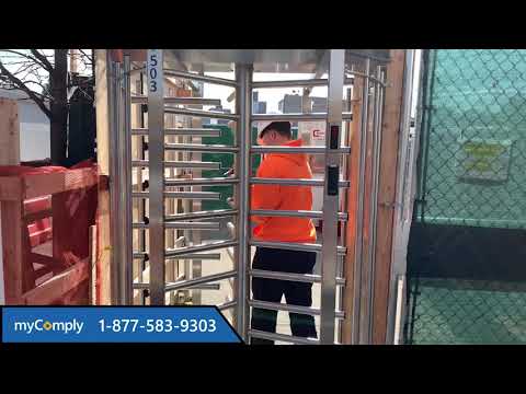 myComply Access Control - Turnstiles for the Construction Industry in New York City